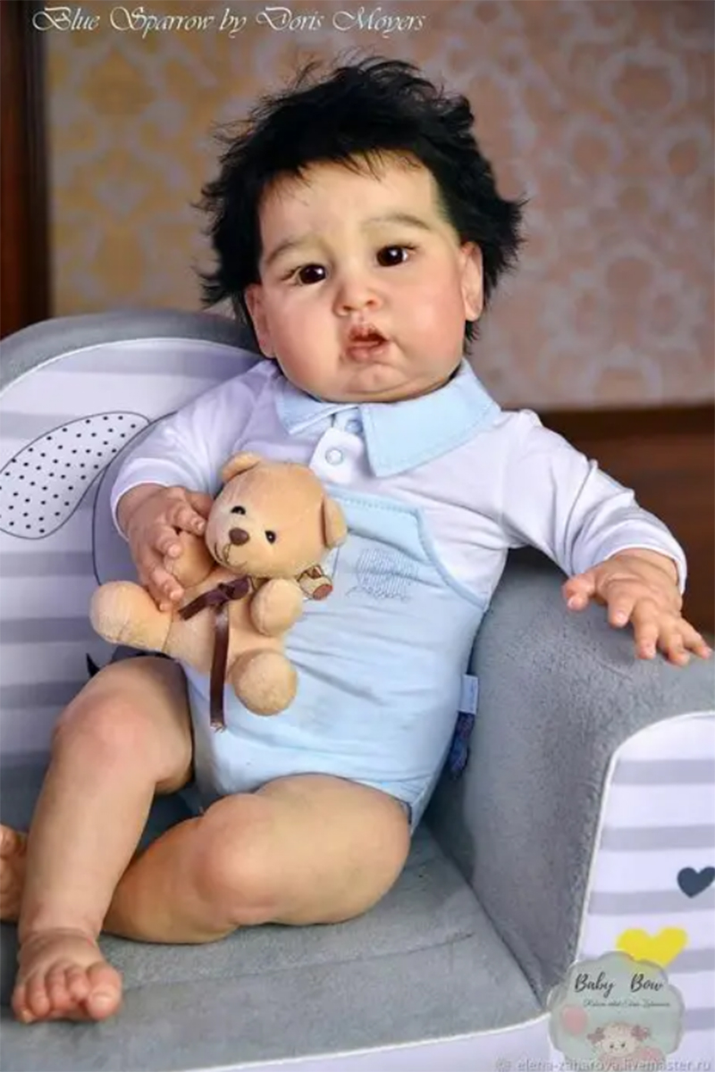 Baby Products Kit For Newborn - 24 Inch Handmade Dark Skin Reborn