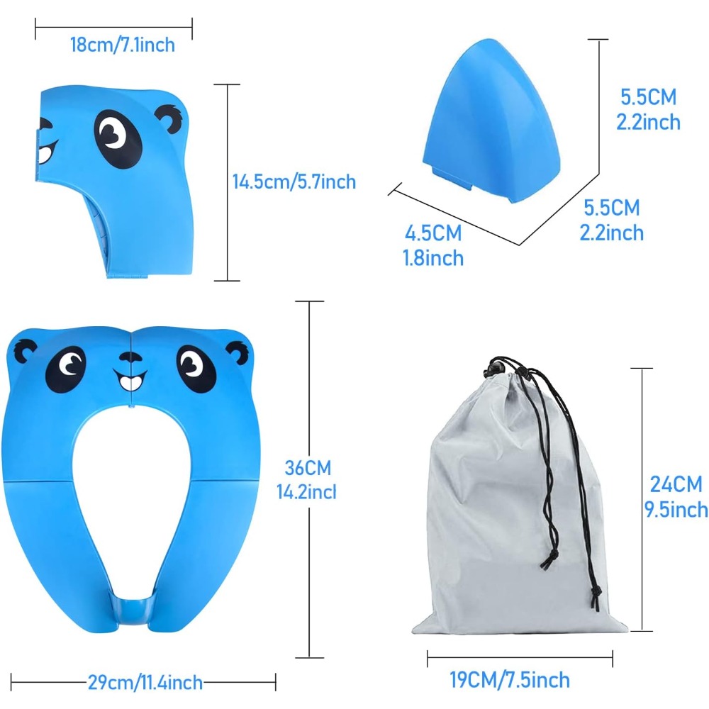 Portable Folding Non Slip Sili - Toddler Potty Training Seat ulasan dan harga