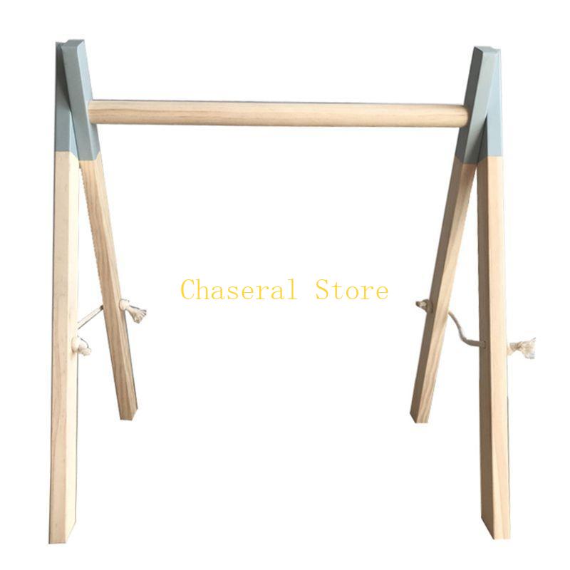 E7CE Nordic Simple Wooden Chil - Baby Swing Bouncer ulasan dan harga