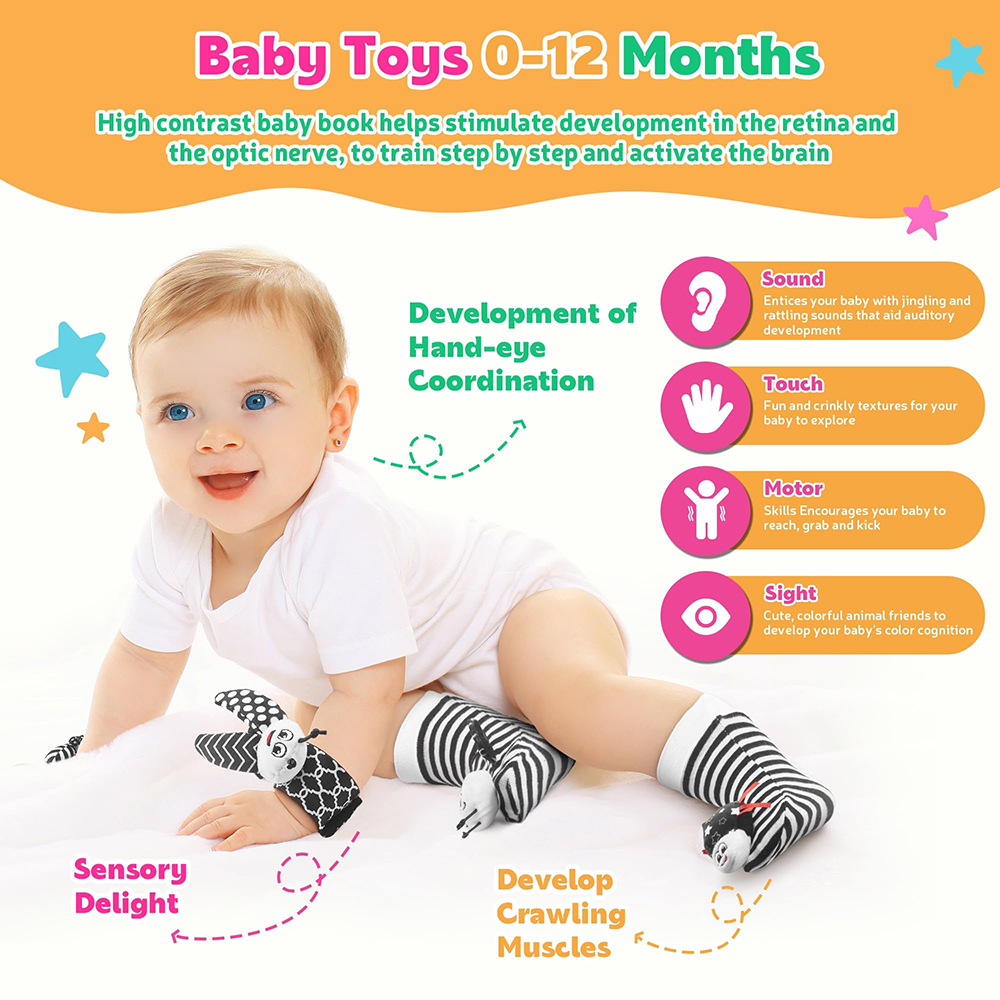 Foot Finders & Wrist Rattles f - Baby Products Essentials ulasan dan harga