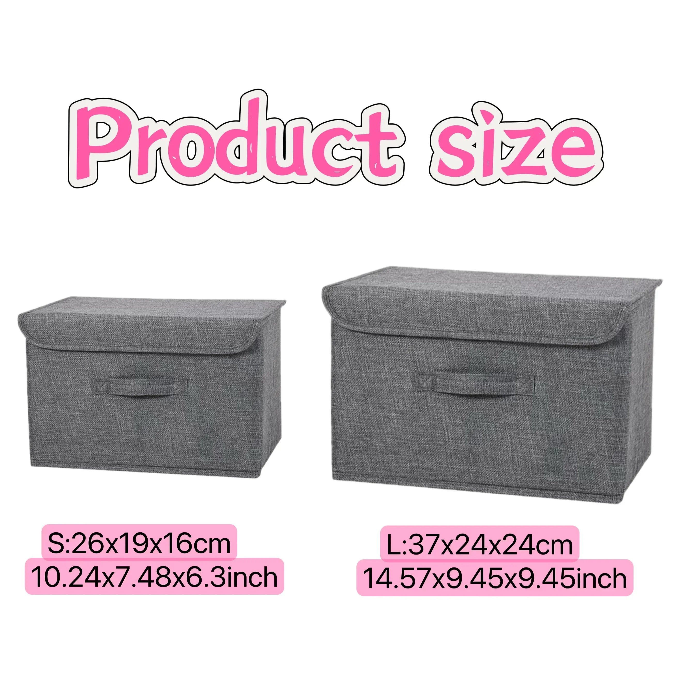 Large-capacity Linen Fabric St - Baby Products Basket ulasan dan harga