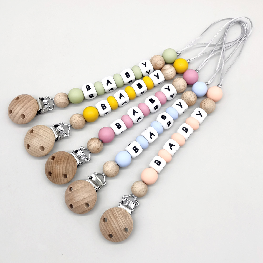 Custom Name Pacifier Clips Cha - Baby Products Toys ulasan dan harga