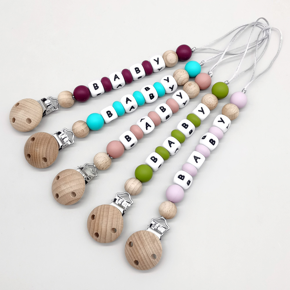 Custom Name Pacifier Clips Cha - Baby Products Toys ulasan dan harga