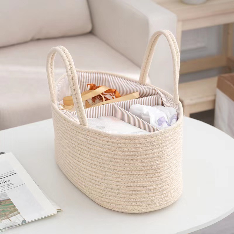 Foldable Diaper Caddy Organize - Baby Products Basket ulasan dan harga