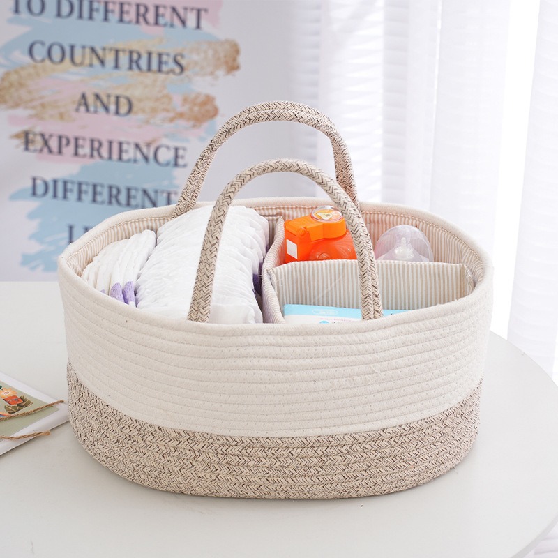Foldable Diaper Caddy Organize - Baby Products Basket ulasan dan harga
